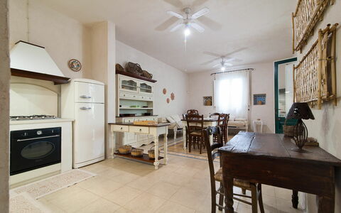 Accommodatie Tia Ranch 1: Keuken, Lunchroom