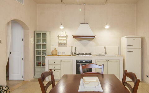 Accommodatie Tia Ranch 3: Keuken, Lunchroom, Woonkamer