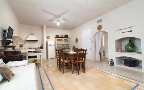 Accommodatie Tia Ranch 2: Keuken, Lunchroom