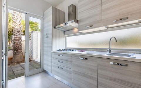 Accommodatie Cotriero Crystal: Hoofdingang, Keuken