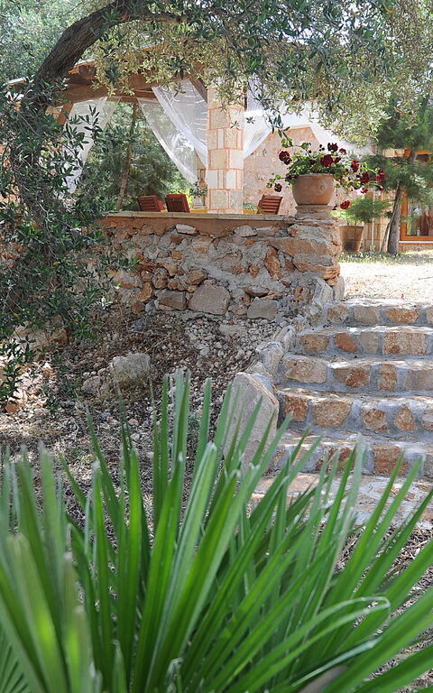 Villa Serena Maria: Balkon / terras / patio, Buitenkanten, Buitenshuis