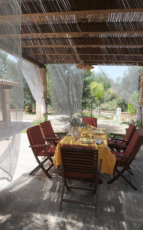 Villa Serena Maria: Balkon / terras / patio, Buitenkanten, Buitenshuis