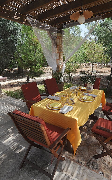 Villa Serena Maria: Balkon / terras / patio, Buitenkanten, Buitenshuis