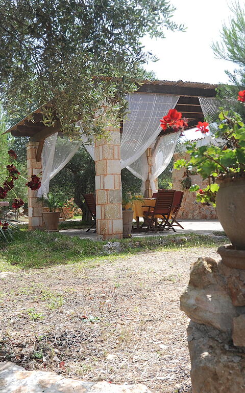 Villa Serena Maria: Balkon / terras / patio, Buitenkanten, Buitenshuis