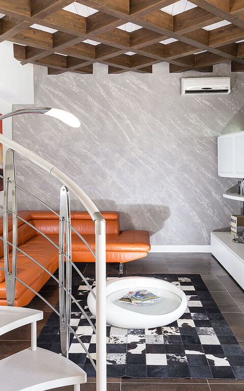 Villa Agorà: Woonkamer