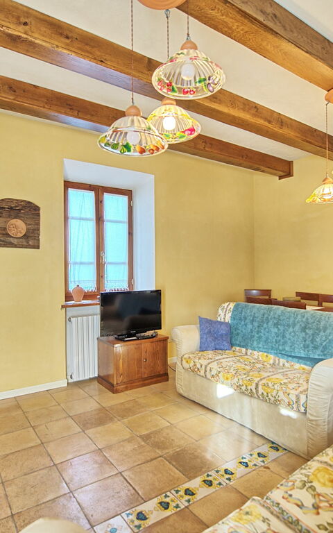 Villa Poggiospinoso: Woonkamer