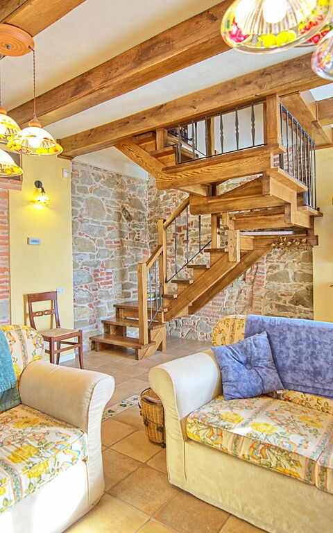 Villa Poggiospinoso: Woonkamer