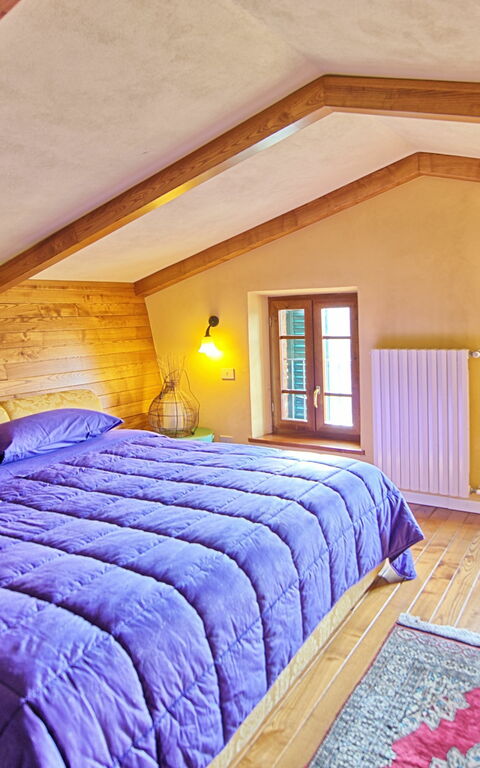 Villa Poggiospinoso: slaapkamer