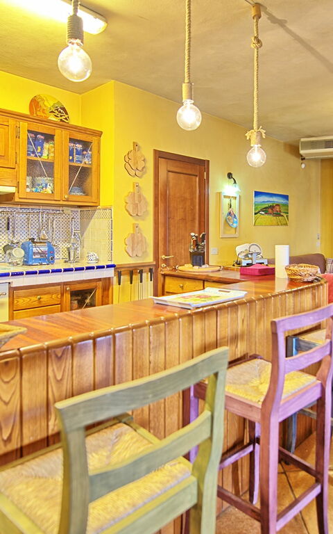 Villa Poggiospinoso: Gemeenschappelijke ruimte, Keuken