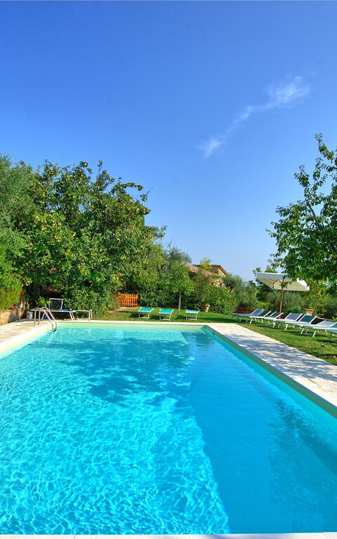 Villa Sarteano: zwembad