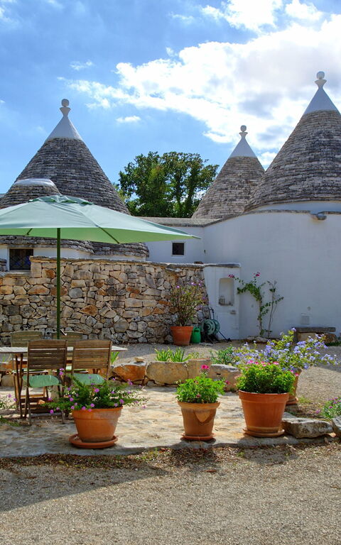 Trullo Pascarosa: Tuin