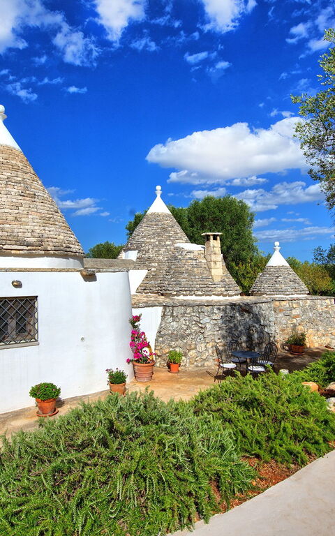 Trullo Pascarosa: Tuin