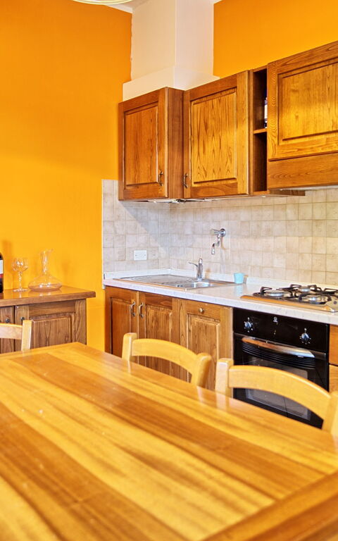 Casale Daniele: Keuken, Lunchroom