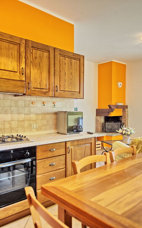 Casale Daniele: Keuken, Lunchroom