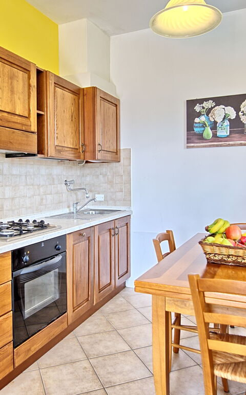 Casale Daniele: Keuken, Lunchroom