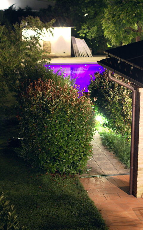 Casale Tiziano: Balkon / terras / patio, Buitenshuis, Tuin, zwembad