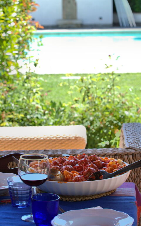 Casale Tiziano: Balkon / terras / patio, Buitenshuis