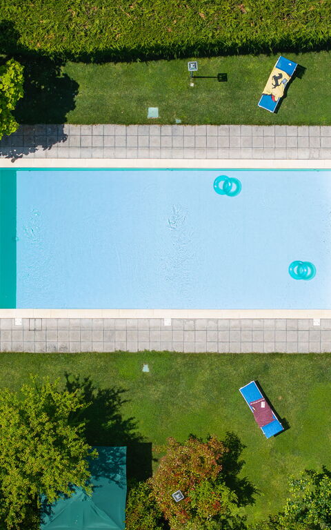 Casale Tiziano: Keer bekeken, Tuin, zwembad