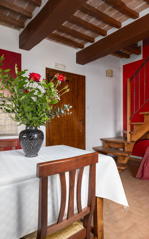 Casale Tiziano: Keuken, Lunchroom