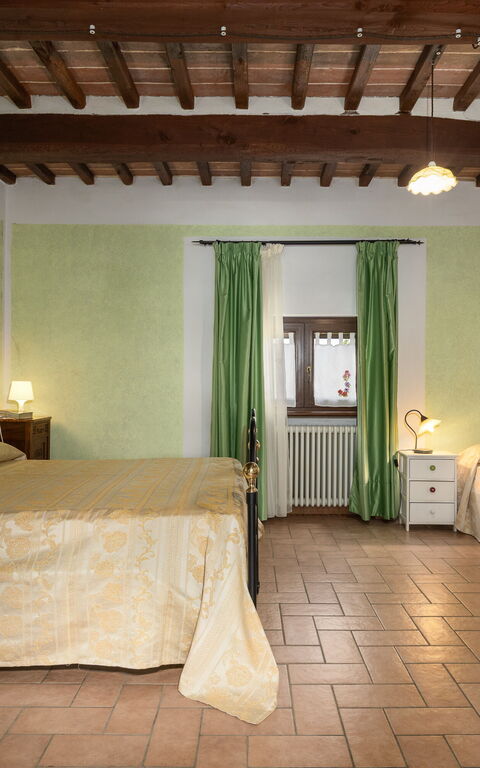 Casale Tiziano: slaapkamer