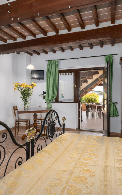 Casale Tiziano: slaapkamer