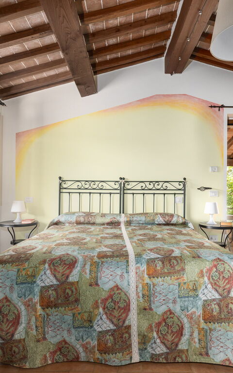 Casale Tiziano: slaapkamer