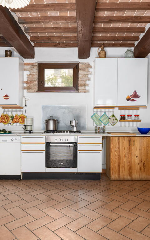 Casale Tiziano: Keuken