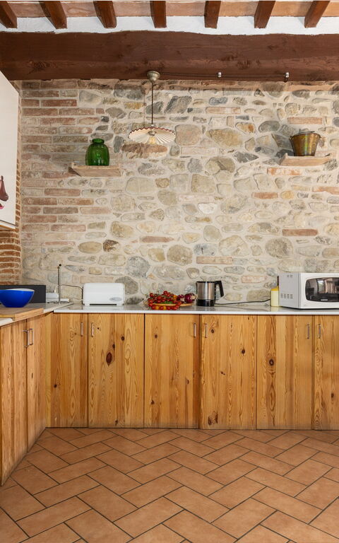 Casale Tiziano: Keuken