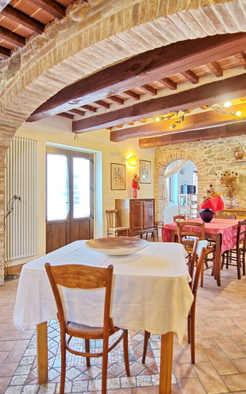 Casale Tiziano: Woonkamer