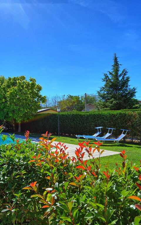 Casale Tiziano: Tuin, zwembad