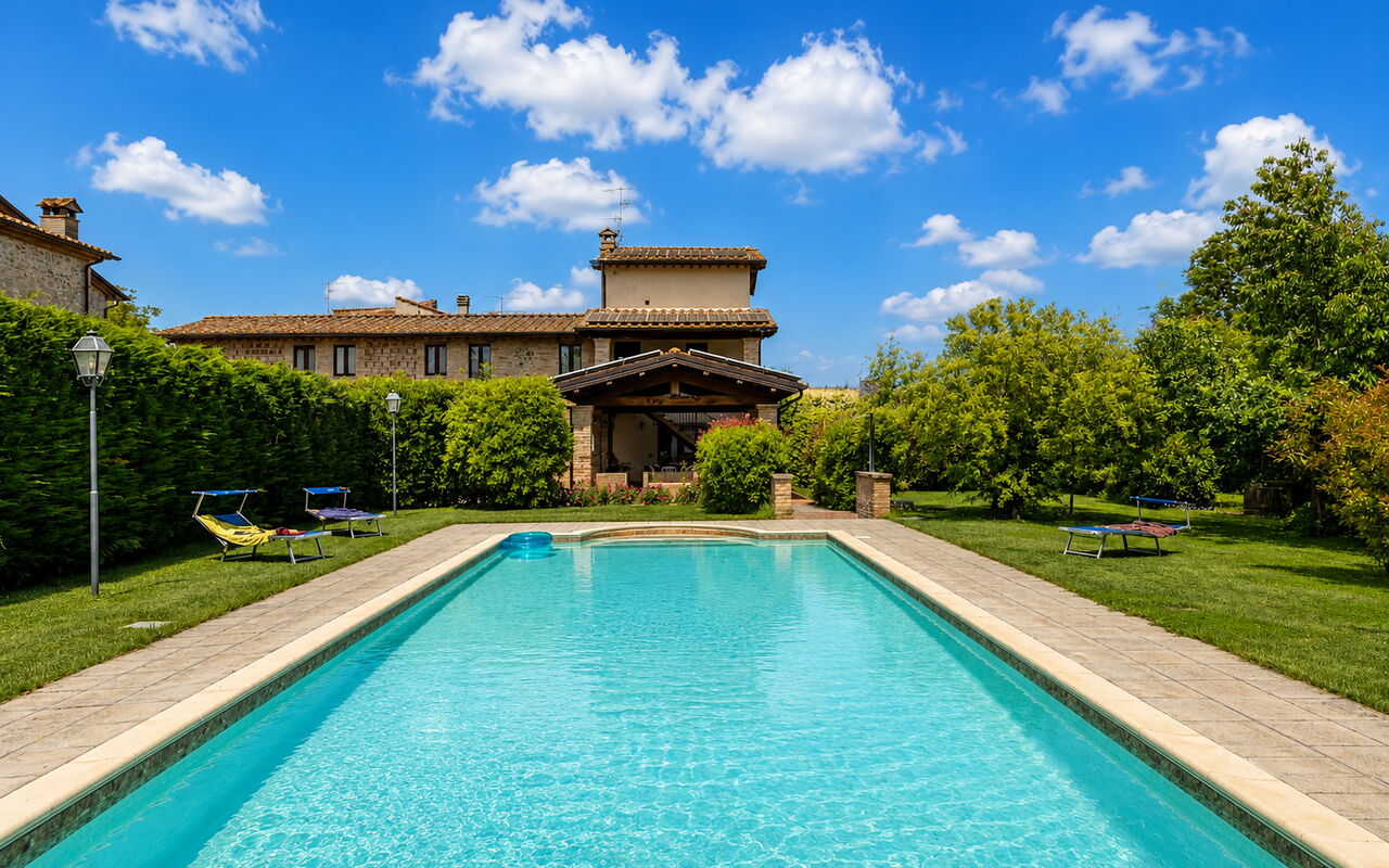 Casale Tiziano: Buitenkanten, Buitenshuis, Tuin, zwembad