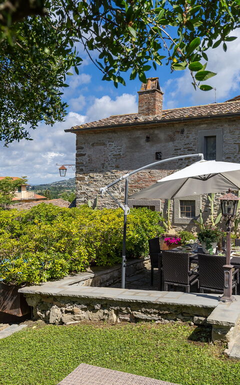 Casa La Fonte: Balkon / terras / patio, Tuin