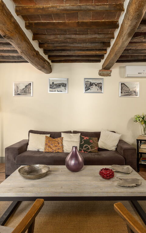 Casa La Fonte: Woonkamer
