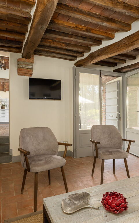Casa La Fonte: Woonkamer