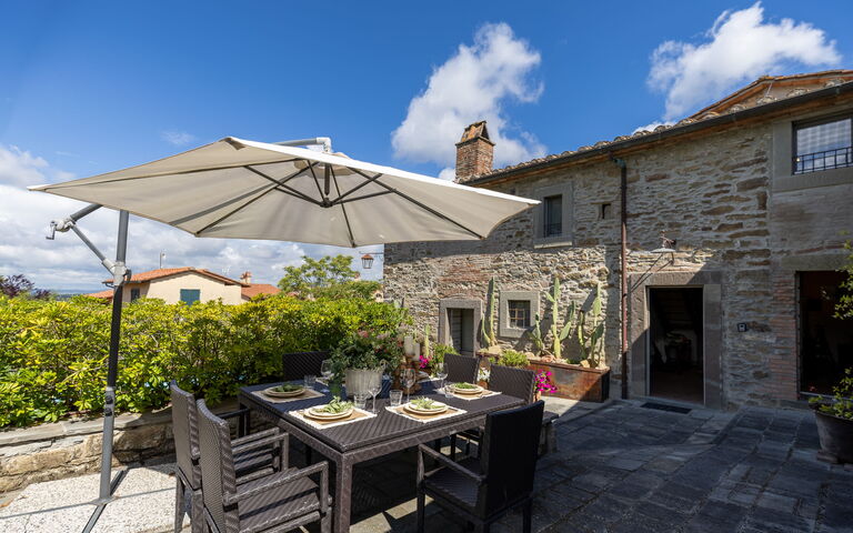Casa La Fonte: Balkon / terras / patio, Buitenkanten, Buitenshuis