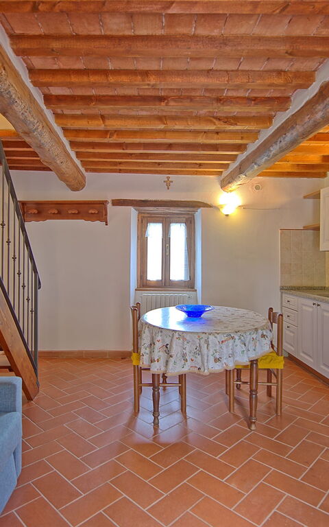 Borgo Veronica: Keuken, Lunchroom, Woonkamer