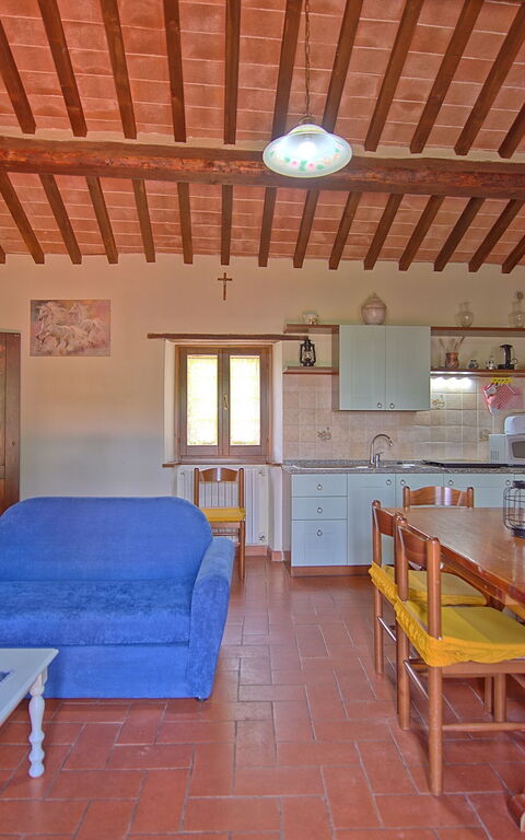 Borgo Veronica: Keuken, Lunchroom, Woonkamer