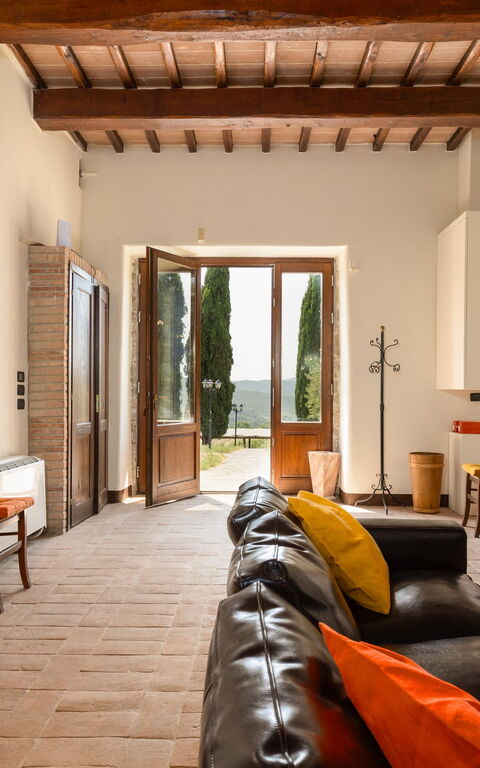 Casale Santa Francesca: Woonkamer
