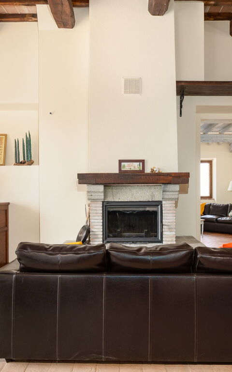 Casale Santa Francesca: Woonkamer