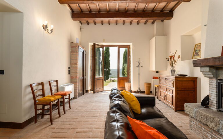 Casale Santa Francesca: Woonkamer
