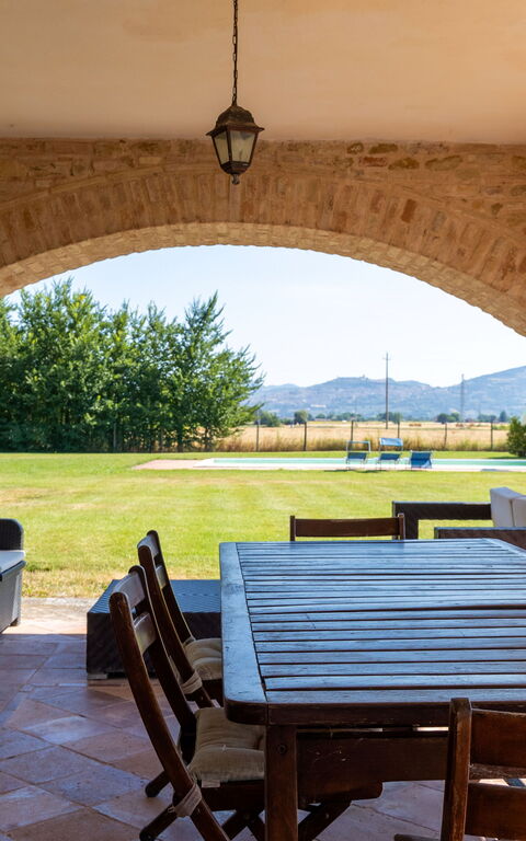 Villa Assisi: Balkon / terras / patio, Buitenkanten, Buitenshuis