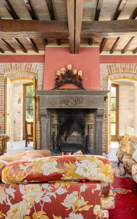 Villa Assisi: Woonkamer