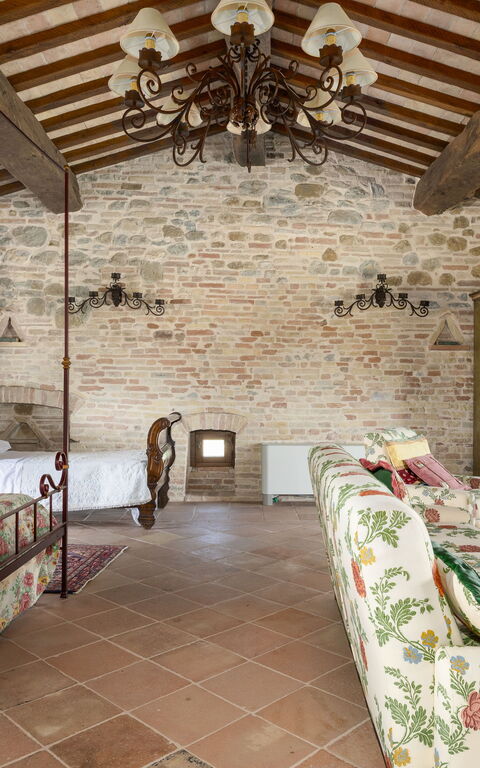 Villa Assisi: slaapkamer