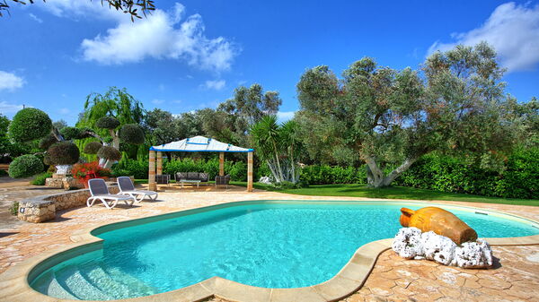 Lamia Santo Arcangelo: Buitenshuis, Tuin, zwembad