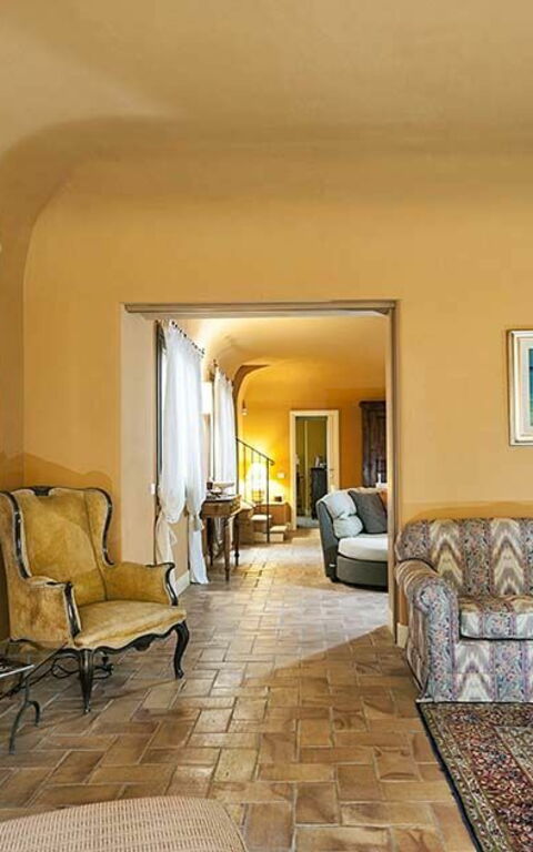 Villa Arangea: Woonkamer