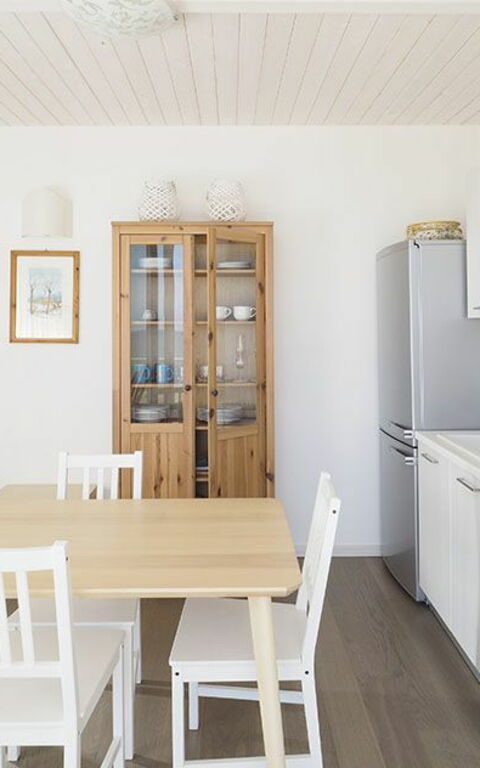 Villa Ariel: Keuken, Lunchroom, Woonkamer