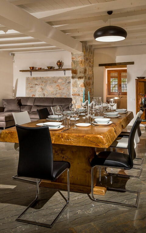 Villa Le Muse: Lunchroom, Woonkamer