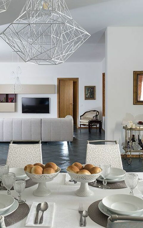 Villa Salinella: Lunchroom, Woonkamer