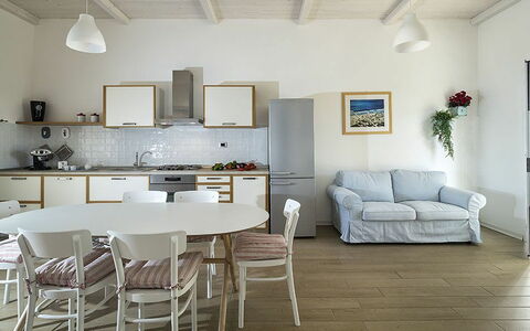 Accommodatie Morgana: Keuken, Lunchroom