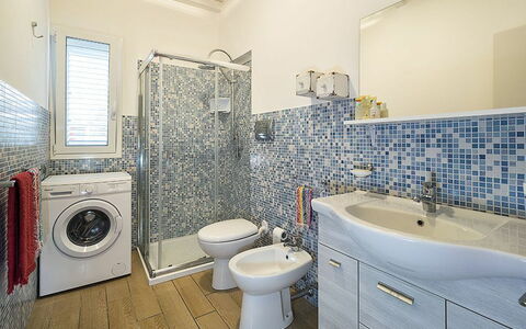 Accommodatie Morgana: Badkamer